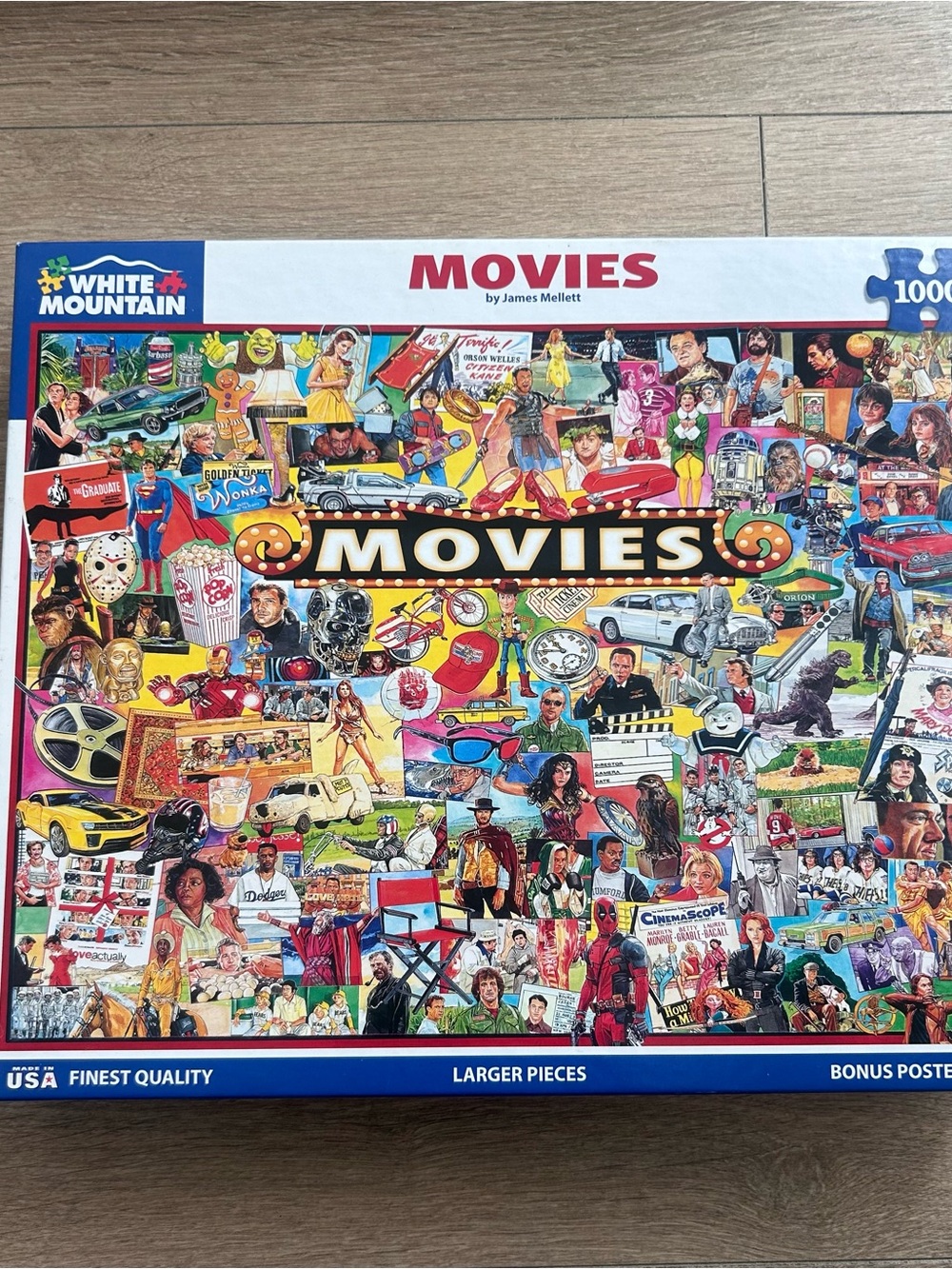 White Mountain Movies 1000 Piece Jigsaw Puzzle